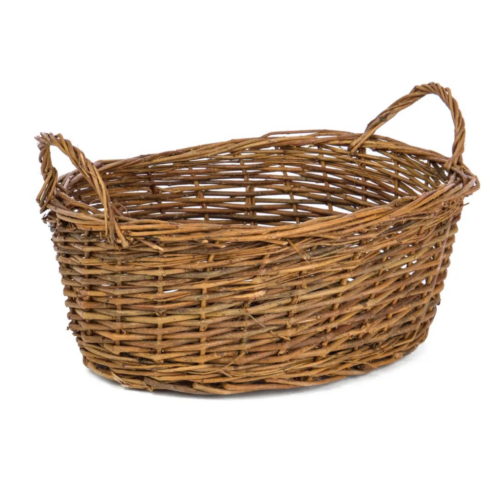 rustic mini wash basket