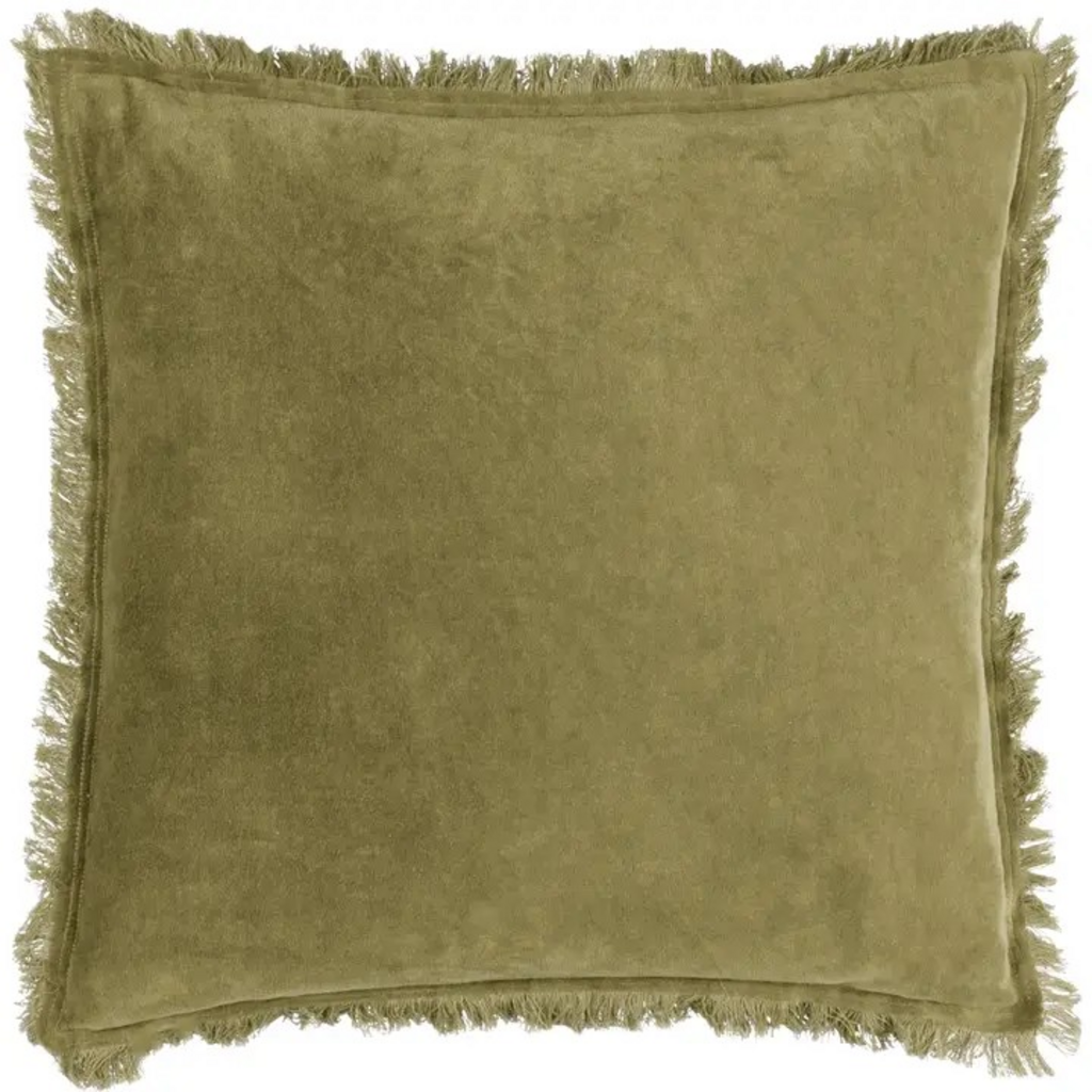 Moss Feather Filled Cushion