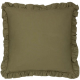 Hunter and Gold Floral Cushion