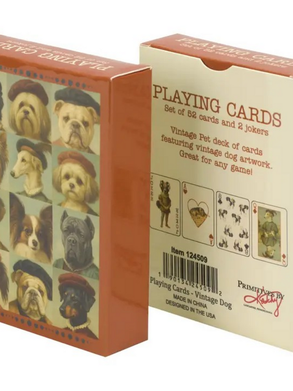 Vintage Dog Playing Cards