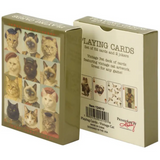 vintage cat playing cards