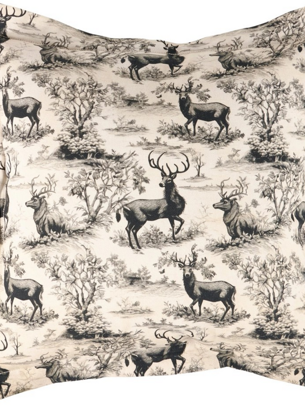 Deer Toile Pillow