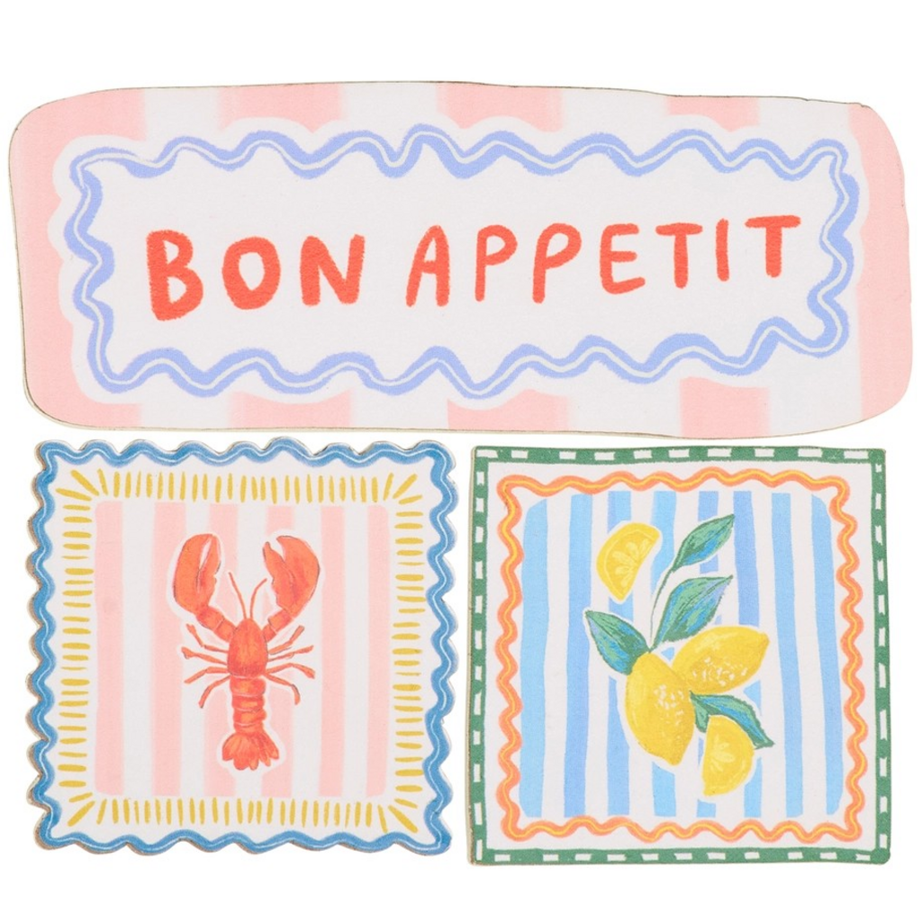 Bon Appetit Magnet Set