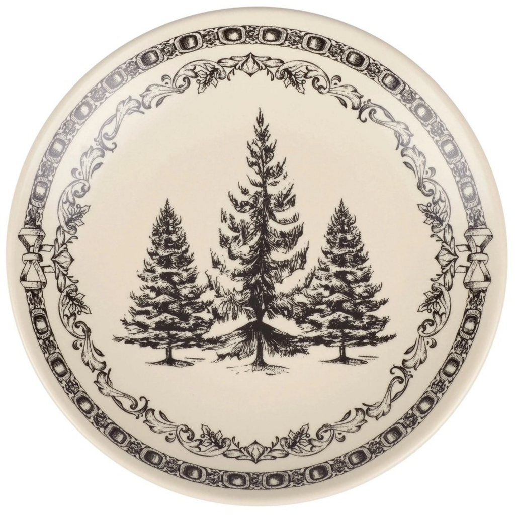 Small Pine Trees Plate