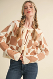 Bow Front beige sweater