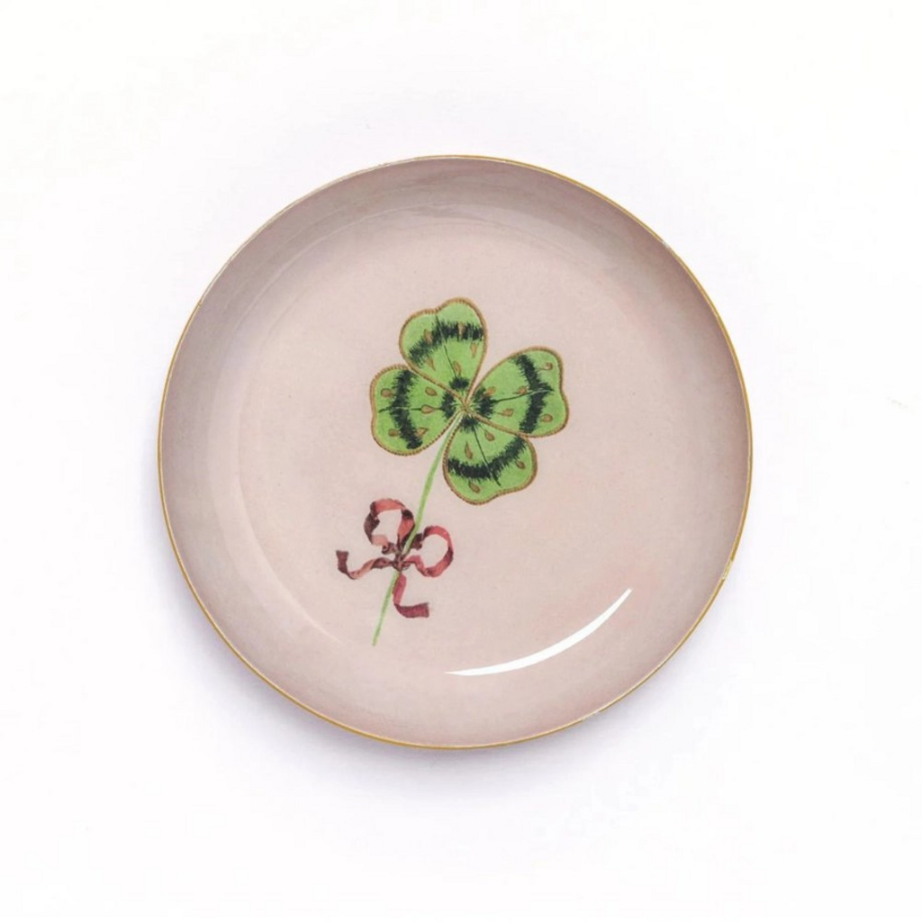 Clover Enamel Tray