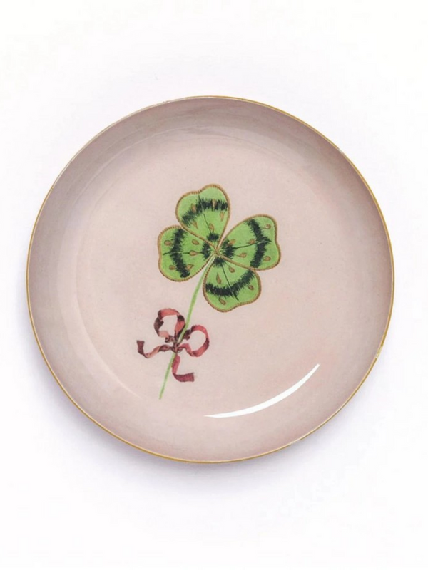 Clover Enamel Tray