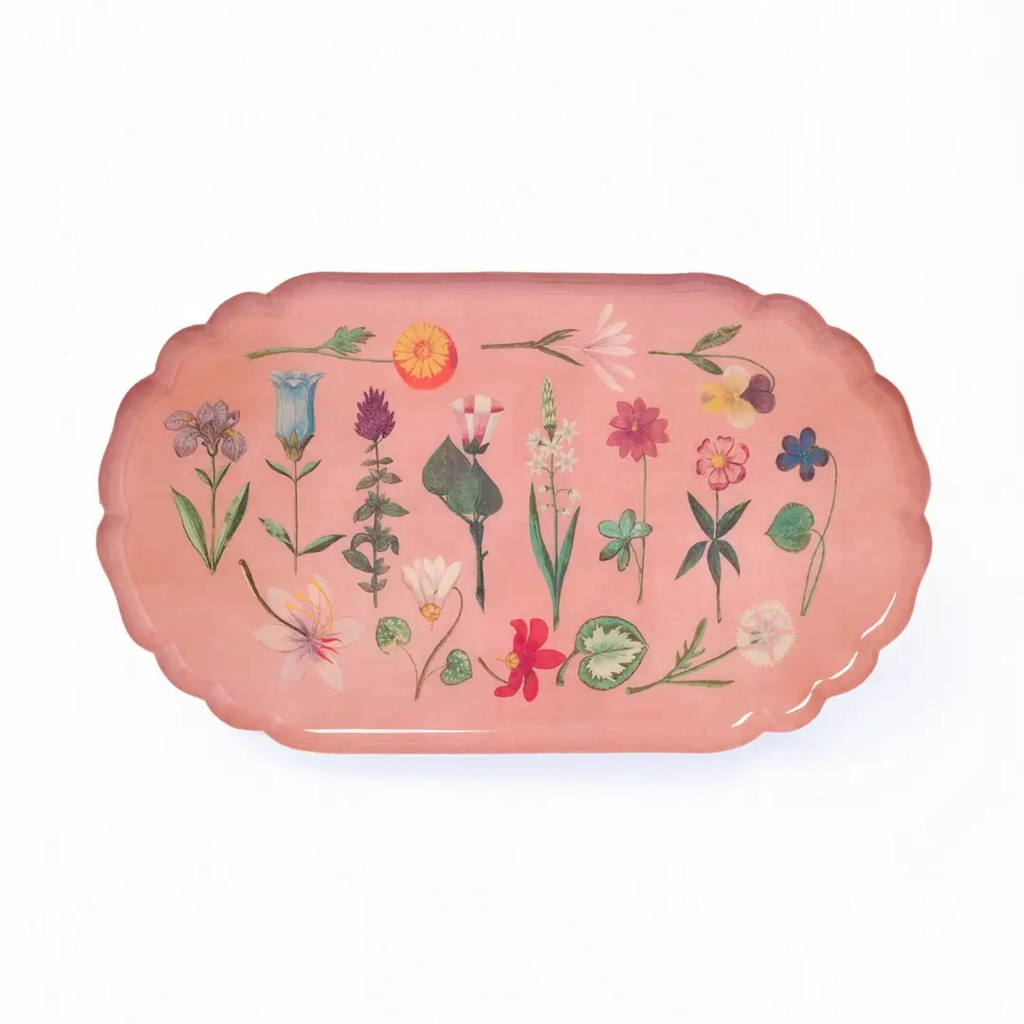 Festival Of Flowers Enamel Tray
