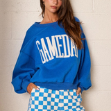 cobalt blue gameday sweatshirt