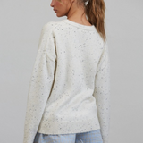 oreo milkshake slouchy henley sweater