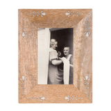 Floral Wood Photo Frame (4x6)