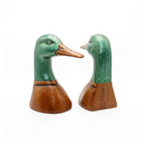 decorative duck bookend set