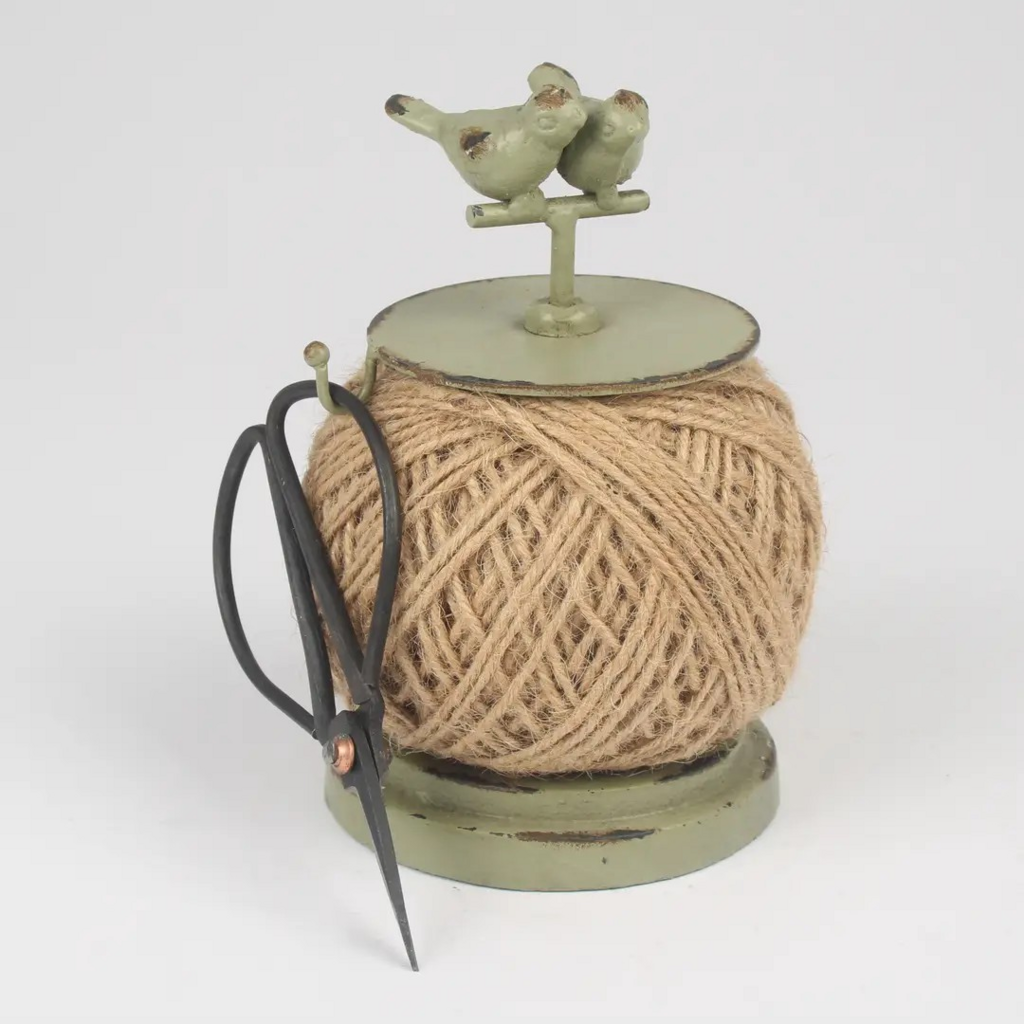 birds string dispenser with scissors