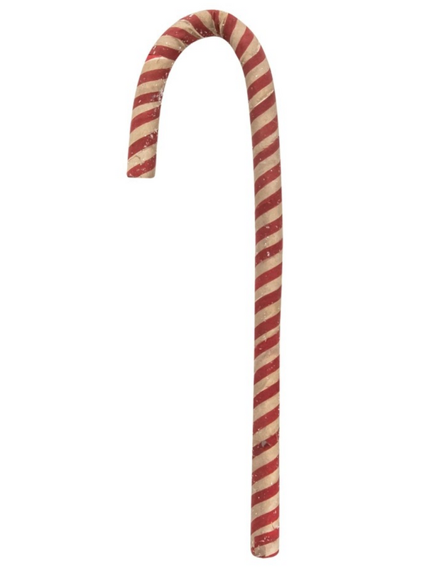 Antique Sparkle Candy Cane, 12"