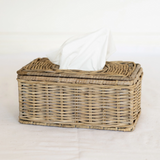 rattan tissue box