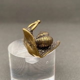small shell brass snail surface decor