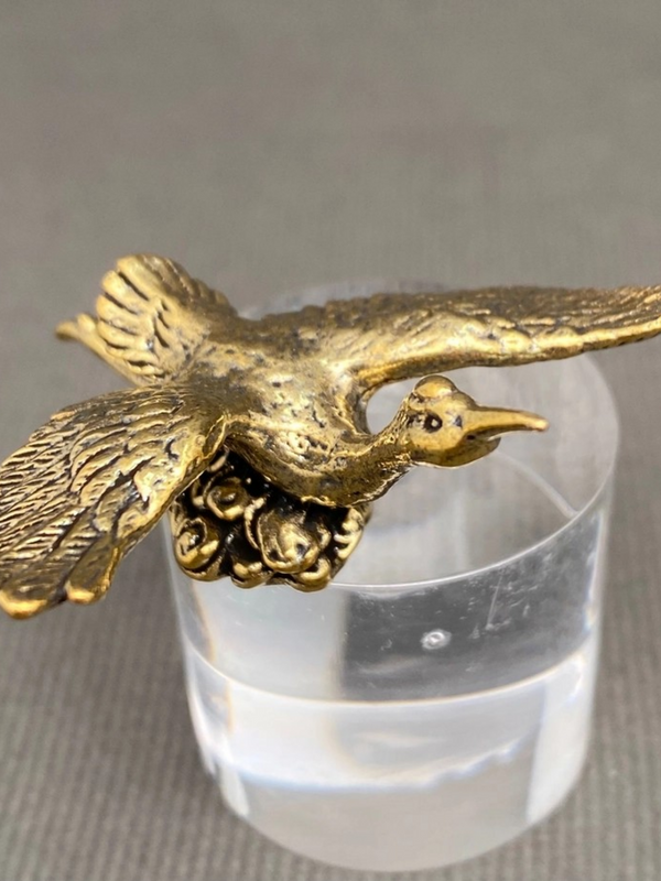 Brass Wild Goose Surface Decor