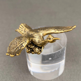 Brass Wild Goose Surface Decor