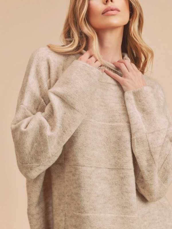 natural knit sweater