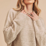 natural knit sweater