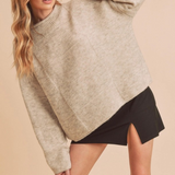 natural knit sweater