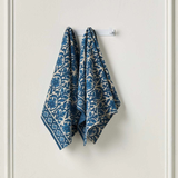 multi indigo hand towel