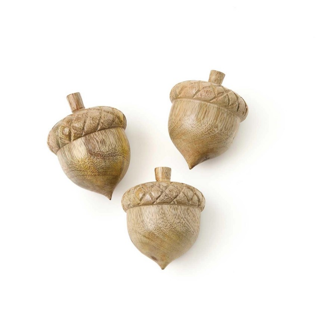 mango wood acorn