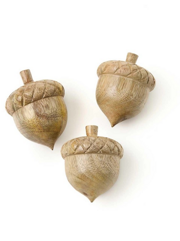 mango wood acorn