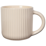 ecru fluted mug
