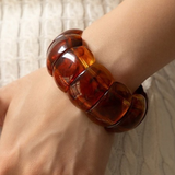 Color block stretch cord bracelet