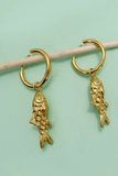 Gold Fish Earrings