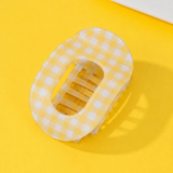 butter jumbo lay flat oval hair claw clip