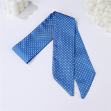 polka dot vintage style skinny scarf