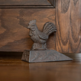 3.75" metal rooster door stop