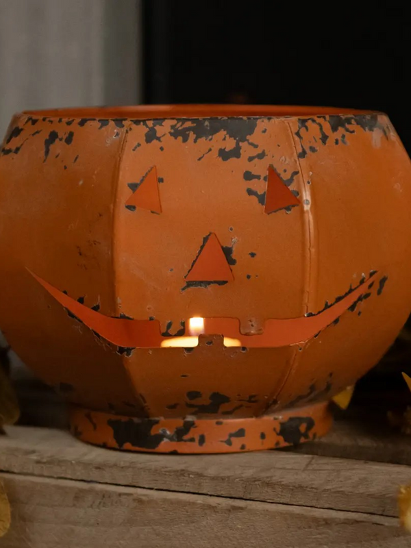 6" jack o lantern bowl