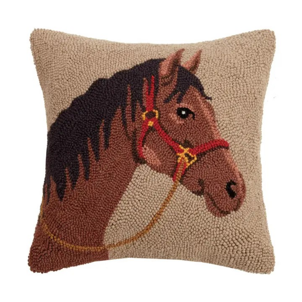 horse hook pillow