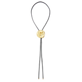 Gold Western Cowboy Style Vintage Rose Adjustable Necklace