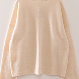 oatmeal soft touch button cardigan