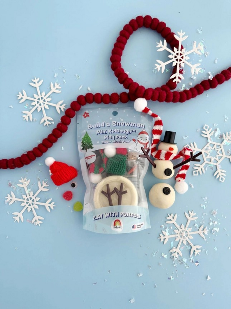 build a snowman mini play pack