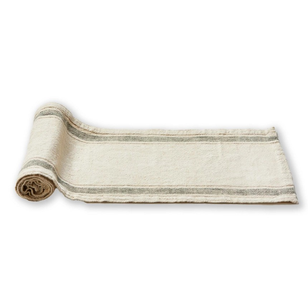 Aspen Stripe Runner Beige Multi Cotton