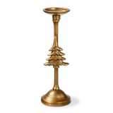 Tree Taper/Pillar Holder Large Antique Brass Christmas