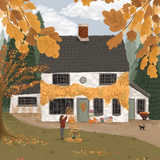 5x7 cozy cottage print
