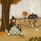 4x6 a witch's retreat print
