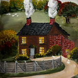 8x8 cozy evening print