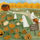4x6 happy haunts farms print