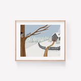 4x6 Let it Snow Print