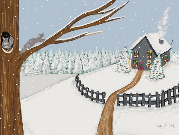 4x6 Let it Snow Print