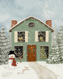 4x6 wintery wonderland print