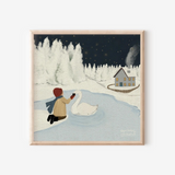 5x5 winter's night print