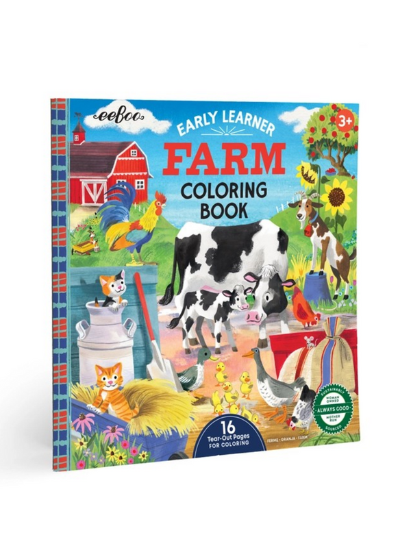 Little Farm Square Coloring Book